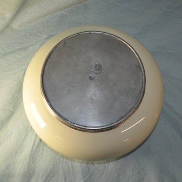 vintage Cosi Tabellini CT ceramic pewter urn bowl with lid (103) - Picture 7 of 11